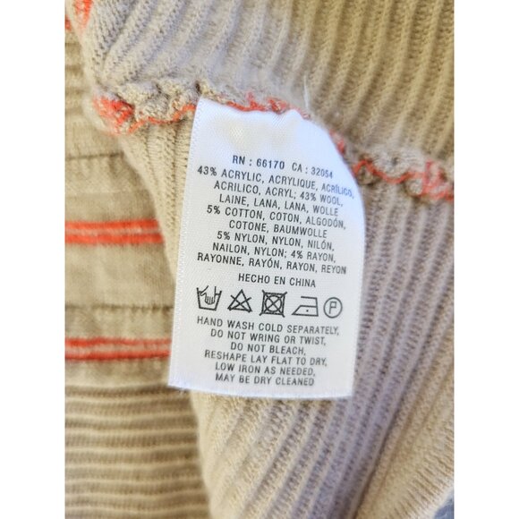 Anthropologie Knitted and Knotted striped "Elodie" sweater dress. Size medium - Picture 5 of 5